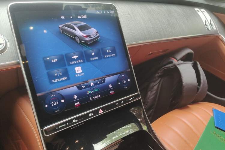 Used Mercedes-Benz S-Class 2022 S 400 L Business Model Audio And AC Panel