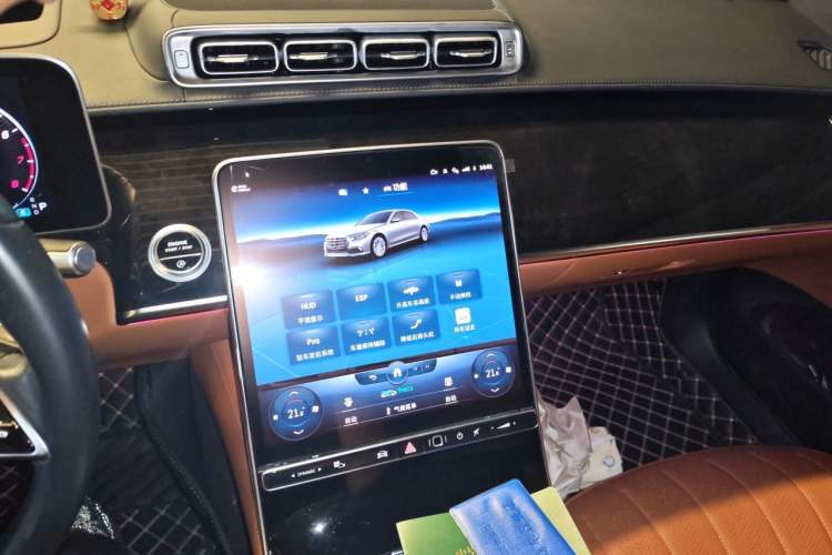 Used Mercedes-Benz S-Class 2022 S 400 L Luxury Model Audio And AC Panel