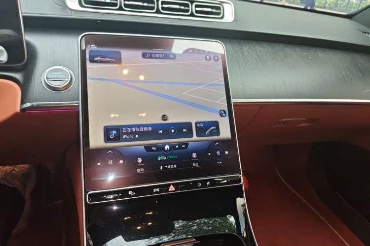 Used Mercedes-Benz S-Class 2022 S 400 L Business Model Audio And AC Panel