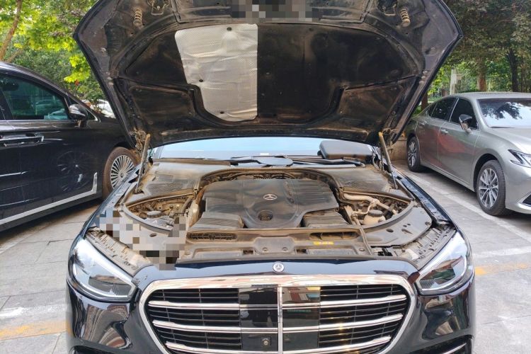 Used Mercedes-Benz S-Class 2022 S 450 L 4MATIC Engine Bay