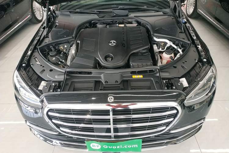 Used Mercedes-Benz S-Class 2022 Revised S 400 L Business Version Engine Bay
