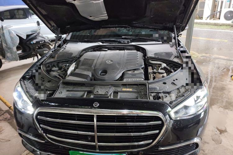 Used Mercedes-Benz S-Class 2022 Revised S 400 L Luxury Edition Engine Bay