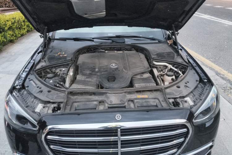 Used Mercedes-Benz S-Class 2022 S 400 L Business Model Engine Bay