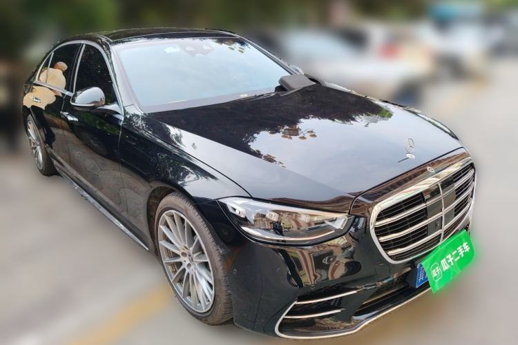 Used Mercedes-Benz S-Class 2022 S 450 L 4MATIC Front Right 45 Deg