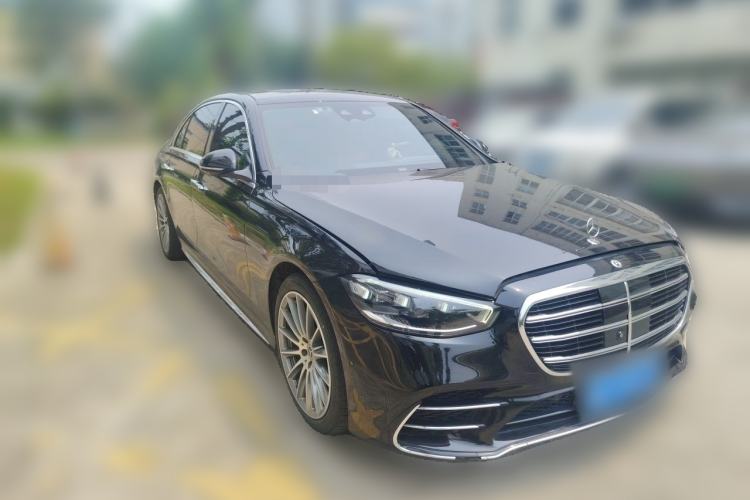 Used Mercedes-Benz S-Class 2022 S 450 L 4MATIC Front Right 45 Deg