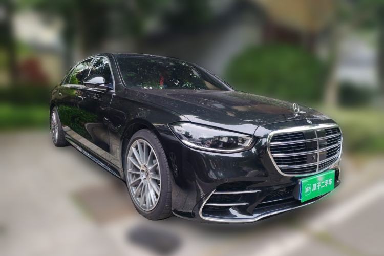 Used Mercedes-Benz S-Class 2022 S 450 L 4MATIC Front Right 45 Deg
