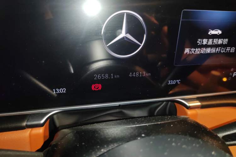 Used Mercedes-Benz S-Class 2022 Revised S 400 L Business Version Odometer Close Up