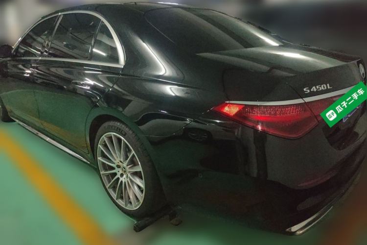 Used Mercedes-Benz S-Class 2022 S 450 L 4MATIC Rear Left 45 Deg
