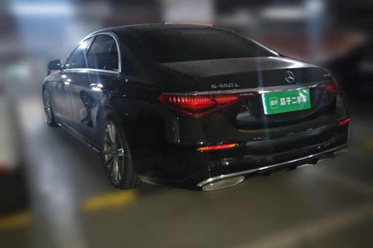 Used Mercedes-Benz S-Class 2022 S 450 L 4MATIC Rear Left 45 Deg