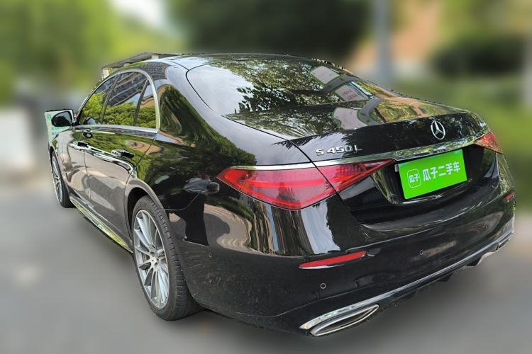 Used Mercedes-Benz S-Class 2022 S 450 L 4MATIC Rear Left 45 Deg