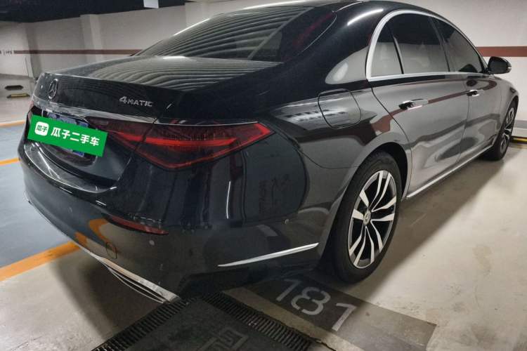 Used Mercedes-Benz S-Class 2022 S 400 L Luxury Model Rear Right 45 Deg