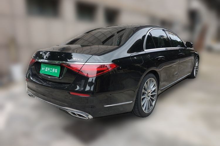 Used Mercedes-Benz S-Class 2022 Revised S 400 L Luxury Edition Rear Right 45 Deg