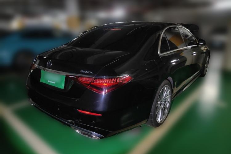 Used Mercedes-Benz S-Class 2022 S 450 L 4MATIC Rear Right 45 Deg