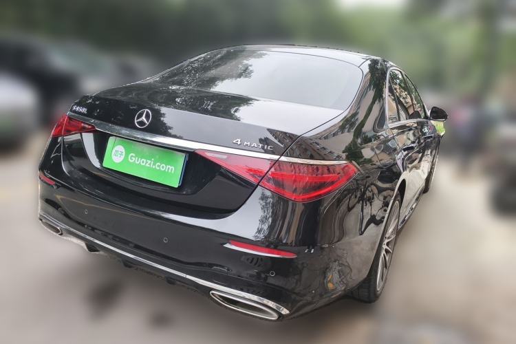Used Mercedes-Benz S-Class 2022 S 450 L 4MATIC Rear Right 45 Deg