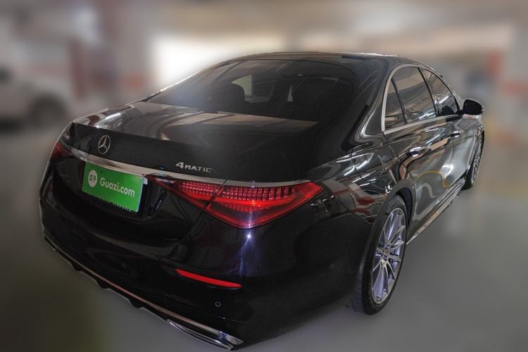 Used Mercedes-Benz S-Class 2022 S 450 L 4MATIC Rear Right 45 Deg
