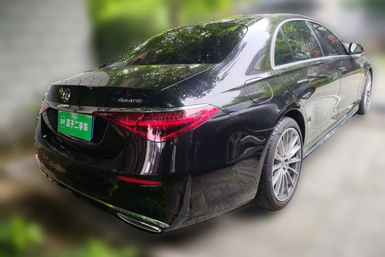 Used Mercedes-Benz S-Class 2022 S 450 L 4MATIC Rear Right 45 Deg