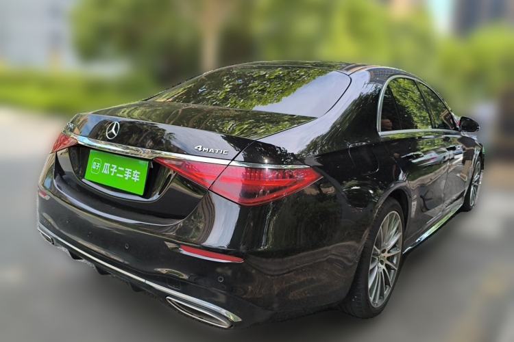 Used Mercedes-Benz S-Class 2022 S 450 L 4MATIC Rear Right 45 Deg