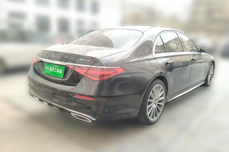 Used Mercedes-Benz S-Class 2022 Refresh S 450 L 4MATIC Rear Right 45 Deg