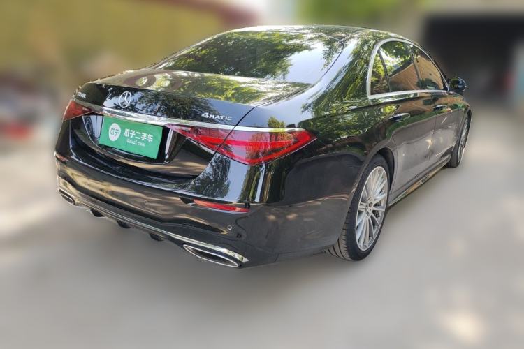 Used Mercedes-Benz S-Class 2022 Refresh S 450 L 4MATIC Rear Right 45 Deg