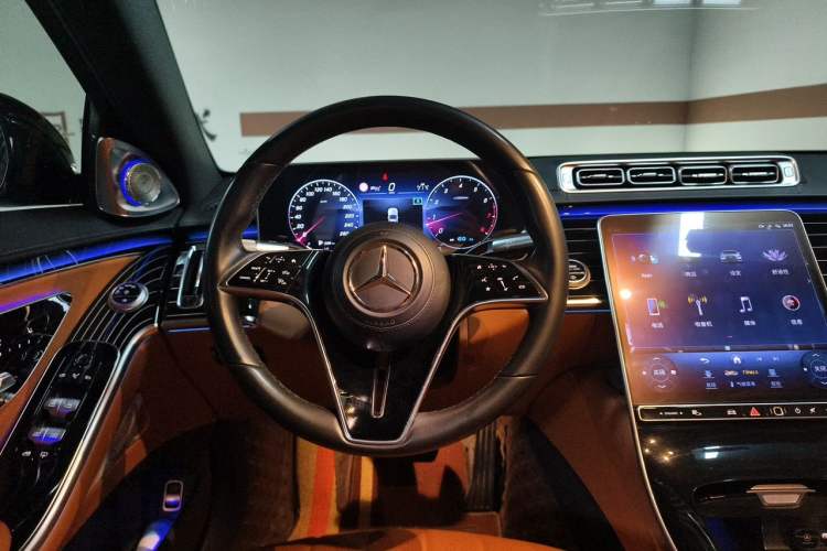 Used Mercedes-Benz S-Class 2022 S 400 L Luxury Model Steering Wheel