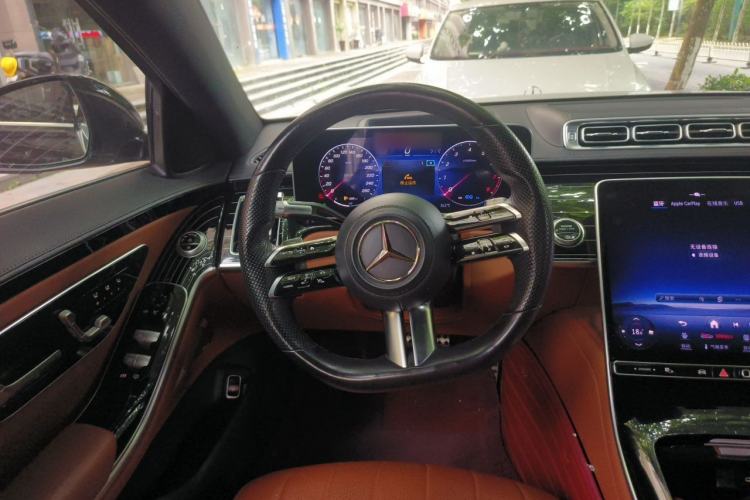 Used Mercedes-Benz S-Class 2022 S 450 L 4MATIC Steering Wheel