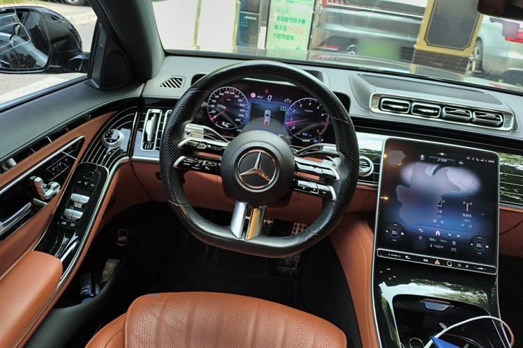 Used Mercedes-Benz S-Class 2022 S 450 L 4MATIC Steering Wheel