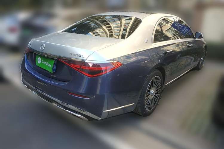 Used Mercedes-Benz S-Class 2022 S 400 L Luxury Model Rear Right 45 Deg