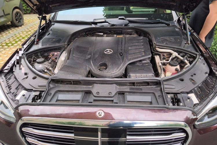 Used Mercedes-Benz S-Class 2022 Refresh S 450 L 4MATIC Engine Bay