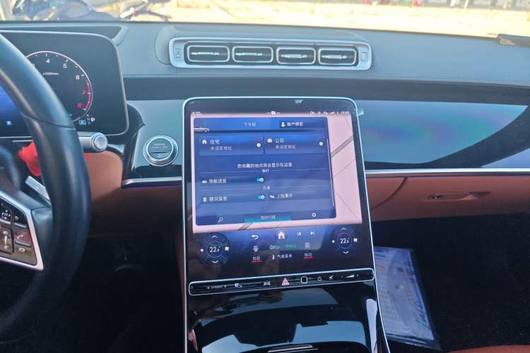 Used Mercedes-Benz S-Class 2023 Updated S 400 L Business Version Audio And AC Panel