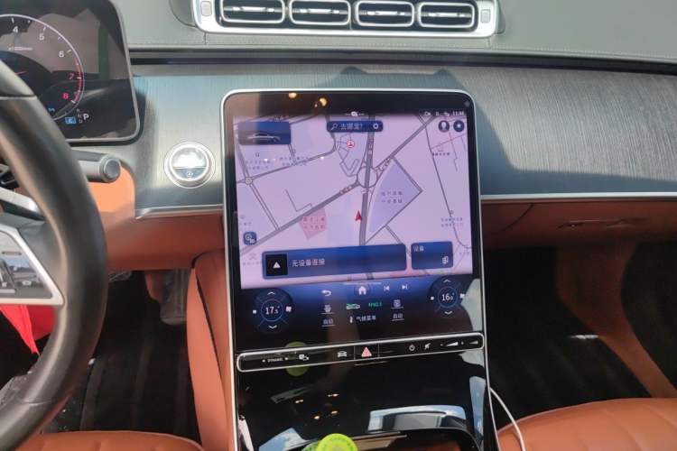 Used Mercedes-Benz S-Class 2023 S 400 L Business Model Audio And AC Panel