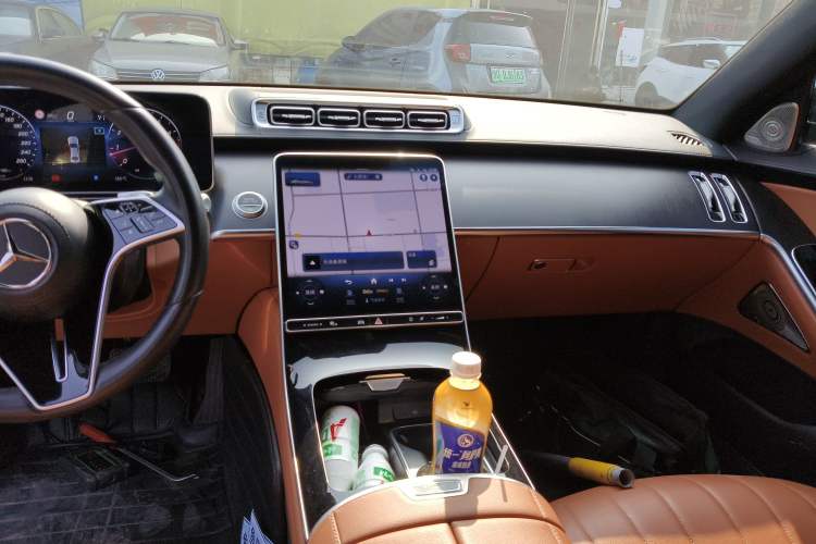 Used Mercedes-Benz S-Class 2023 S 400 L Business Model Audio And AC Panel