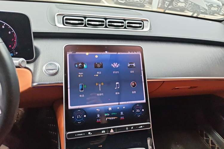 Used Mercedes-Benz S-Class 2023 S 400 L Business Model Audio And AC Panel