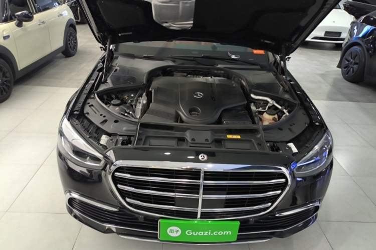 Used Mercedes-Benz S-Class 2023 S 400 L Business Model Engine Bay
