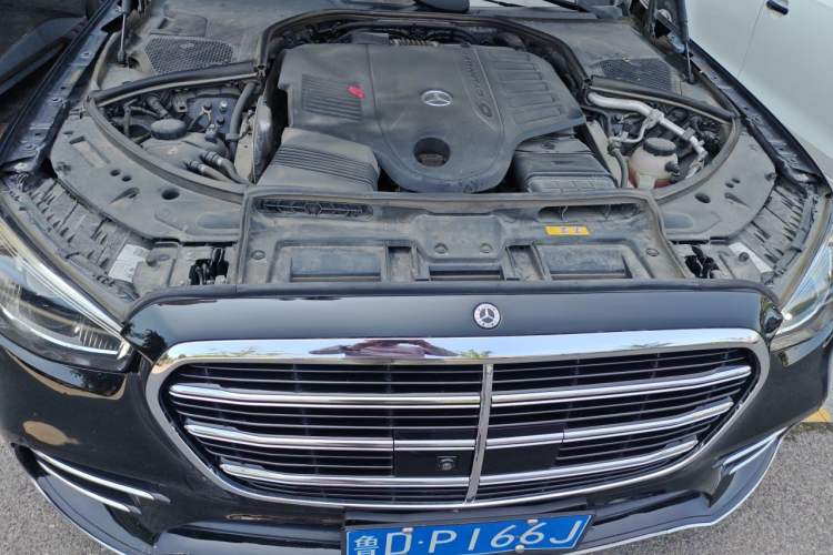Used Mercedes-Benz S-Class 2023 S 400 L Luxury Model Engine Bay