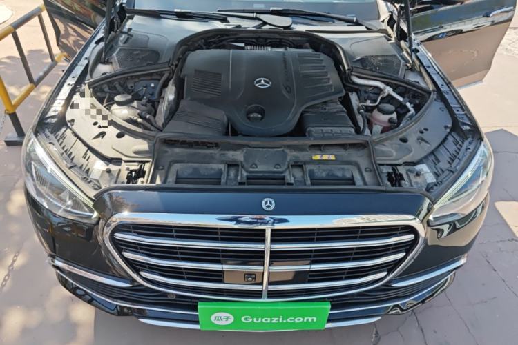 Used Mercedes-Benz S-Class 2023 S 400 L Luxury Model Engine Bay