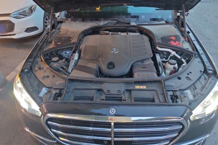Used Mercedes-Benz S-Class 2023 Updated S 400 L Luxury Edition Engine Bay