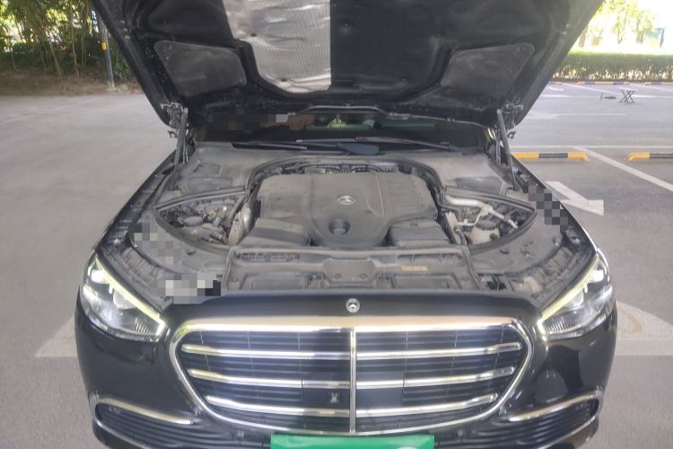 Used Mercedes-Benz S-Class 2023 Updated S 400 L Luxury Edition Engine Bay