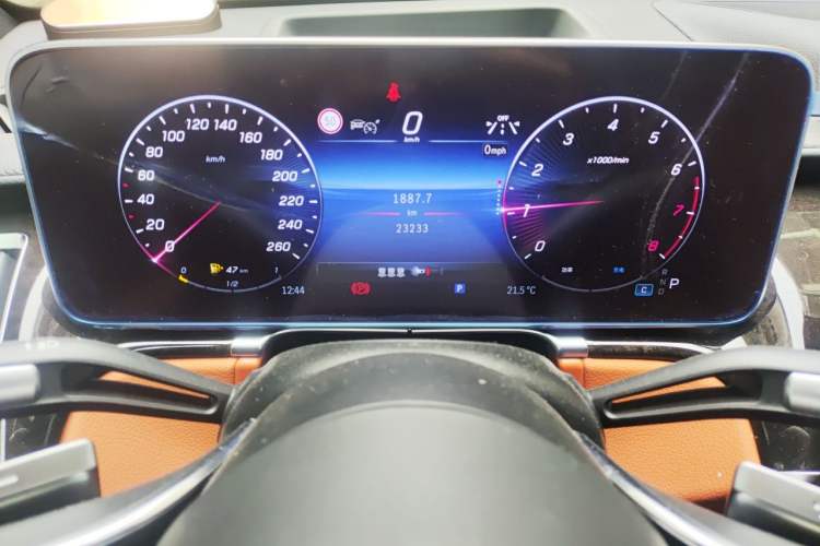 Used Mercedes-Benz S-Class 2023 Updated S 400 L Luxury Edition Odometer Close Up