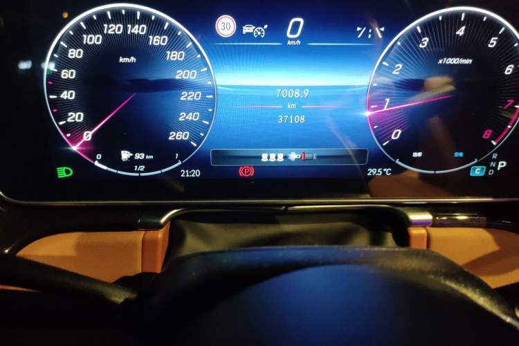 Used Mercedes-Benz S-Class 2023 Updated S 400 L Luxury Edition Odometer Close Up