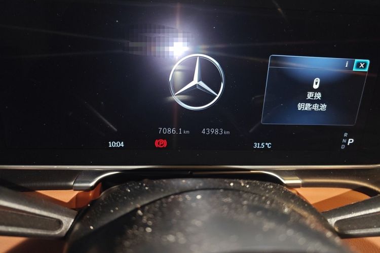 Used Mercedes-Benz S-Class 2023 Updated S 400 L Business Version Odometer Close Up