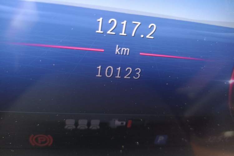 Used Mercedes-Benz S-Class 2023 Updated S 400 L Business Version Odometer Close Up