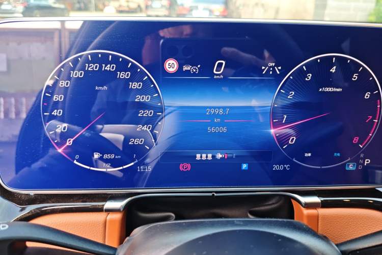 Used Mercedes-Benz S-Class 2023 Updated S 400 L Luxury Edition Odometer Close Up