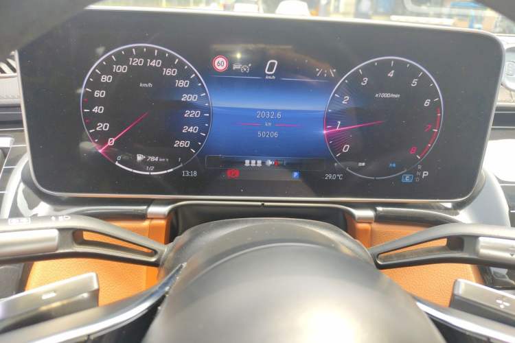 Used Mercedes-Benz S-Class 2023 Updated S 400 L Business Version Odometer Close Up