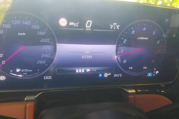 Used Mercedes-Benz S-Class 2023 Updated S 400 L Luxury Edition Odometer Close Up