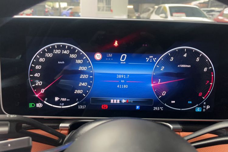 Used Mercedes-Benz S-Class 2023 Updated S 400 L Luxury Edition Odometer Close Up