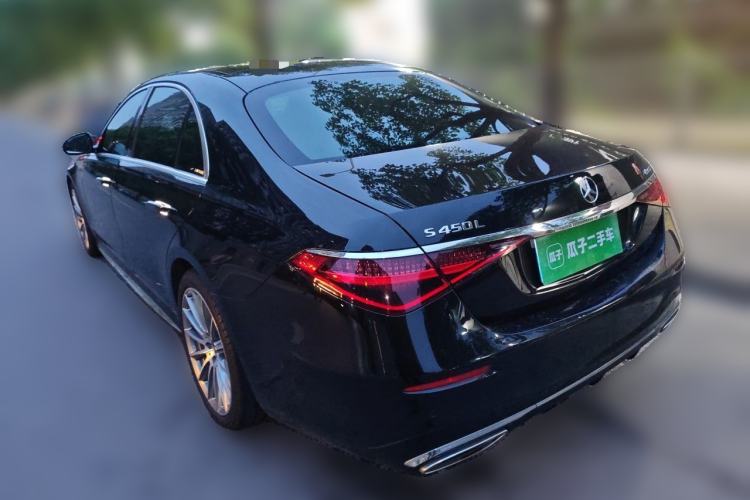 Used Mercedes-Benz S-Class 2023 Restyled S 450 L 4MATIC Rear Left 45 Deg