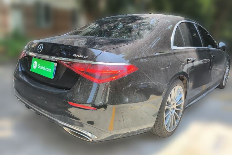 Used Mercedes-Benz S-Class 2023 S 450 L 4MATIC Rear Right 45 Deg