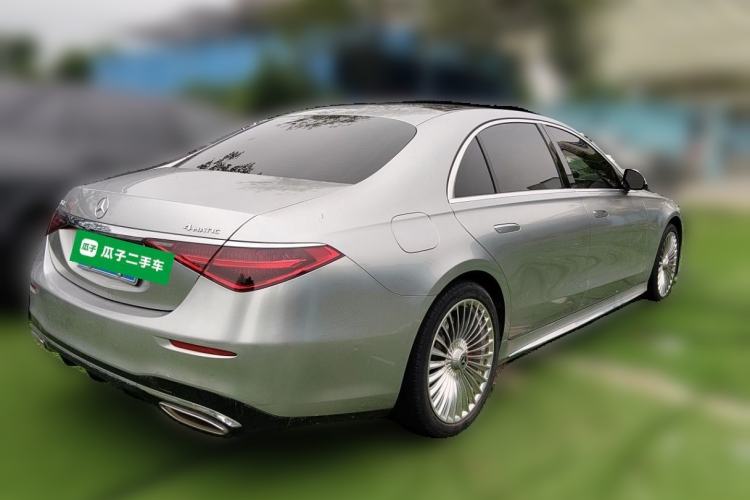Used Mercedes-Benz S-Class 2023 S 450 L 4MATIC Rear Right 45 Deg