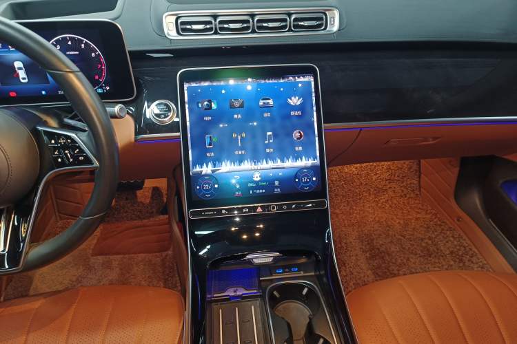 Used Mercedes-Benz S-Class 2024 S 400 L Luxury Model Audio And AC Panel