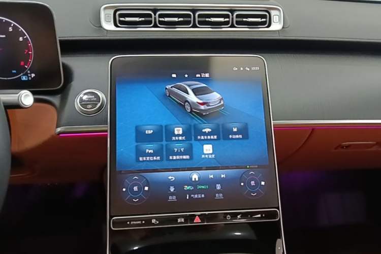Used Mercedes-Benz S-Class 2024 Restyled S 400 L Business Version Audio And AC Panel